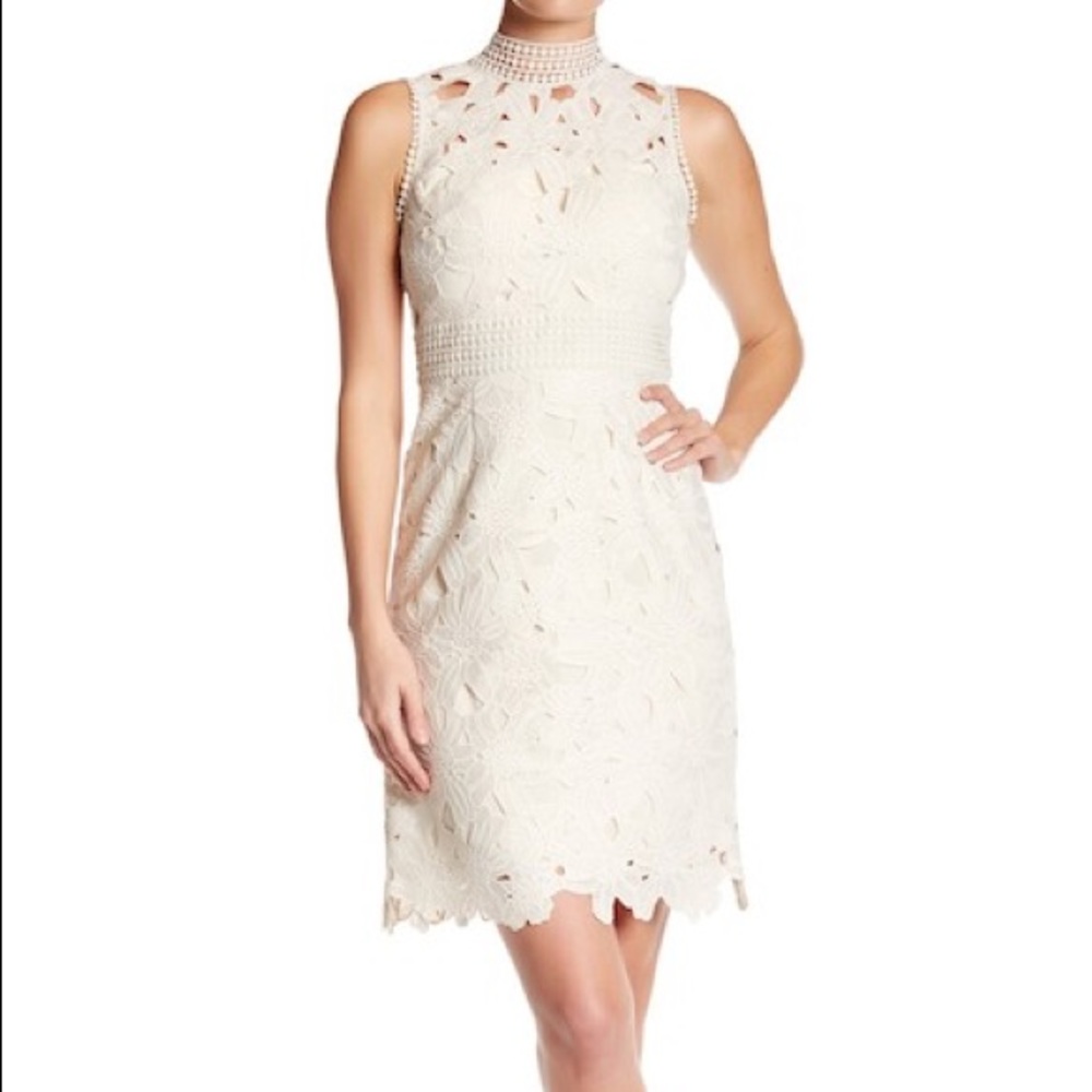 Nicole Miller embroidered lace Dress